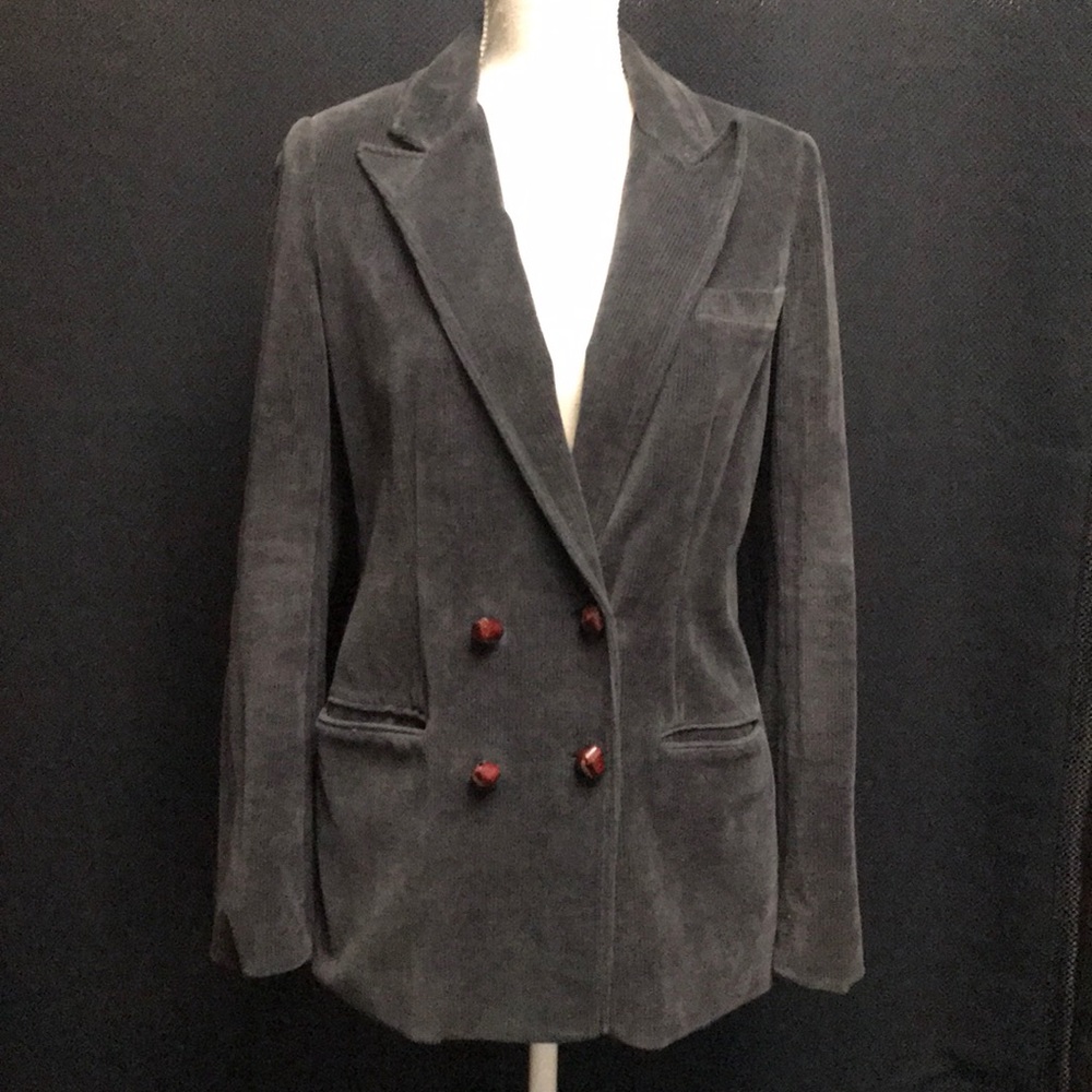 Diane Von Furstenberg corduroy blazer